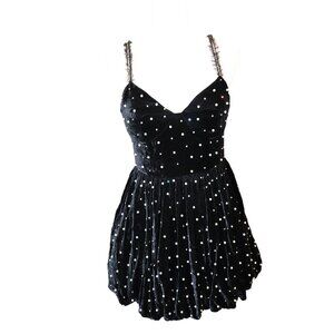 LoveShackFancy Devita Bubble Dress With Lace Straps, Size 8 NWT